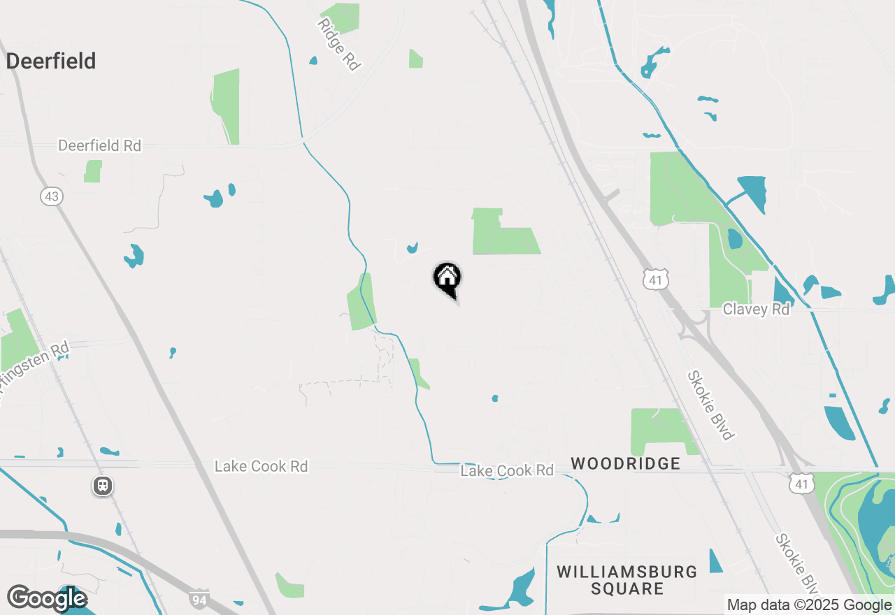 Map of 1985 Clavey Road, Highland Park, IL 60035