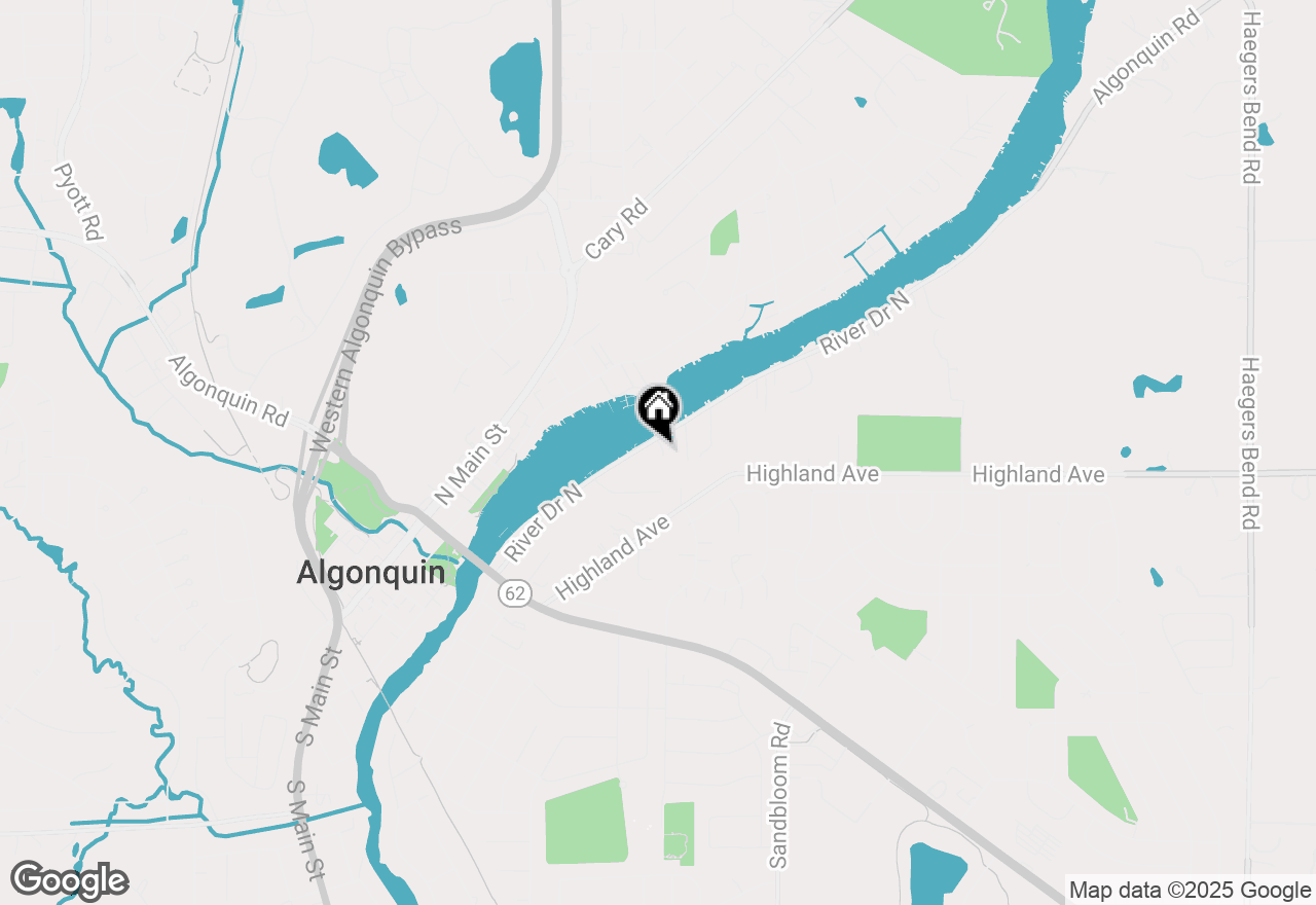 Map of 723 N River Road, Algonquin, IL 60102