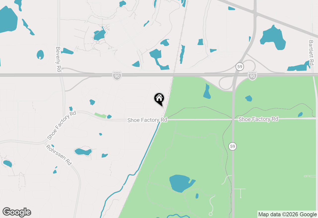 Map of 1940 Morningview Drive, Hoffman Estates, IL 60192