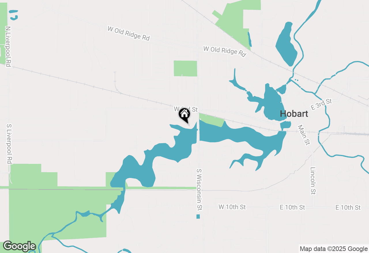 Map of 915 Lake George Drive, Hobart, IN 46342