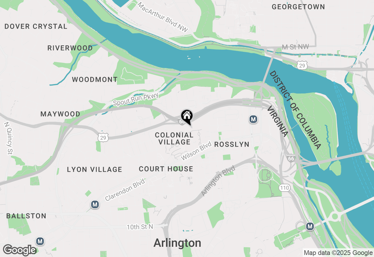 Map of 1721 Queens Lane #1-103, Arlington, VA 22201