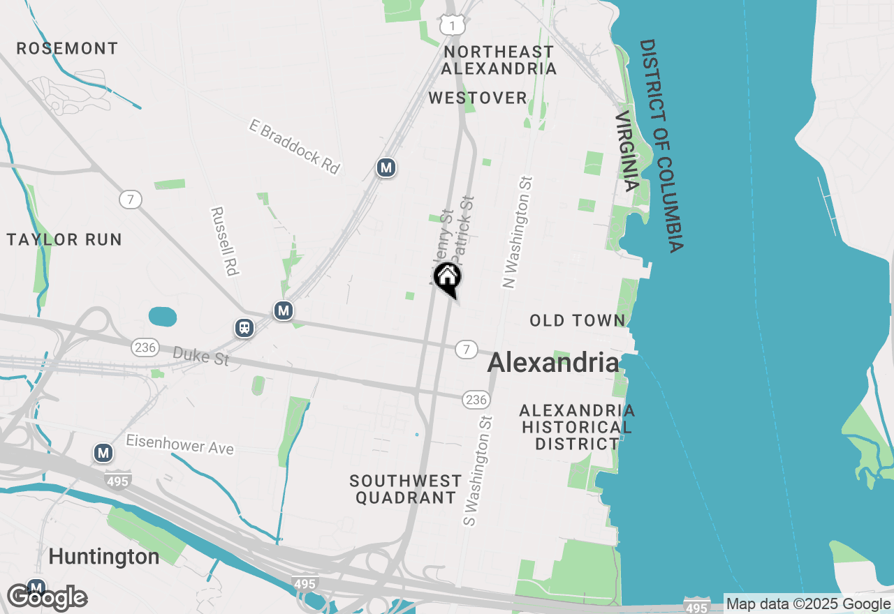 Map of 220 N Patrick Street, Alexandria, VA 22314