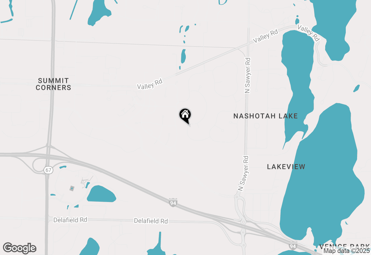 Map of 2863 Kegonsa Dr, Summit, WI 53066