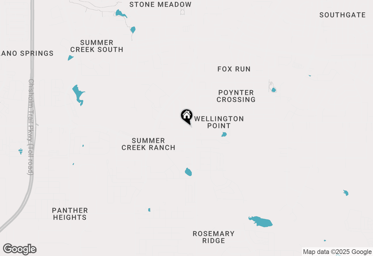 Map of 4412 Corner Brook Lane, Fort Worth, TX 76123