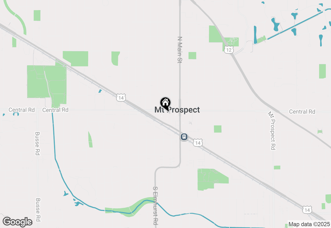 Map of 5 S Pine Street #507B, Mount Prospect, IL 60056