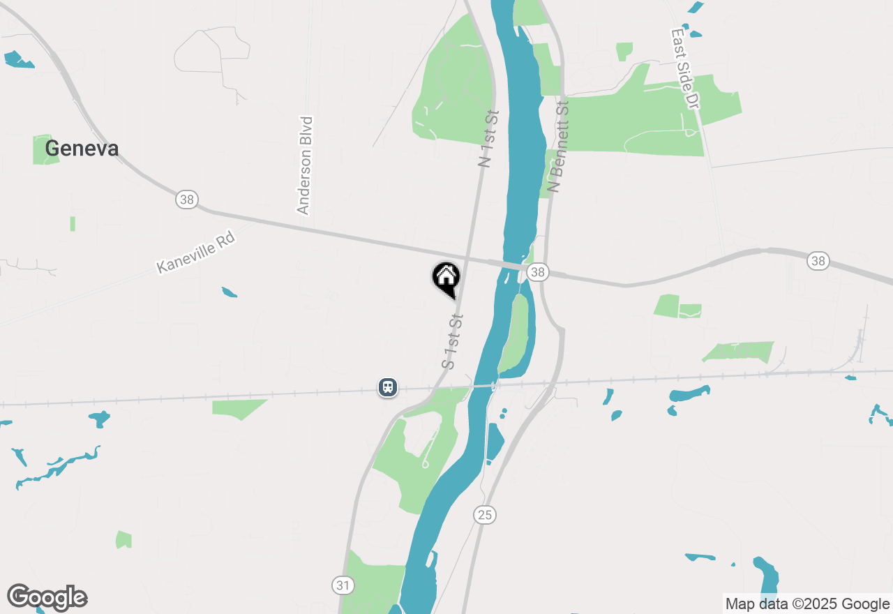 Map of 116 Campbell Street, Geneva, IL 60134