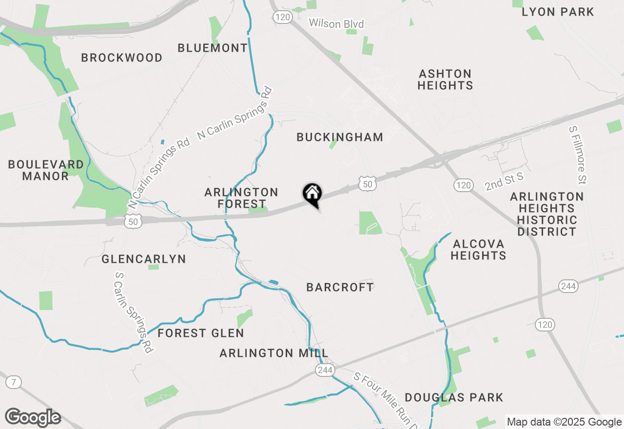 Map of 27 S Abingdon Street, Arlington, VA 22204