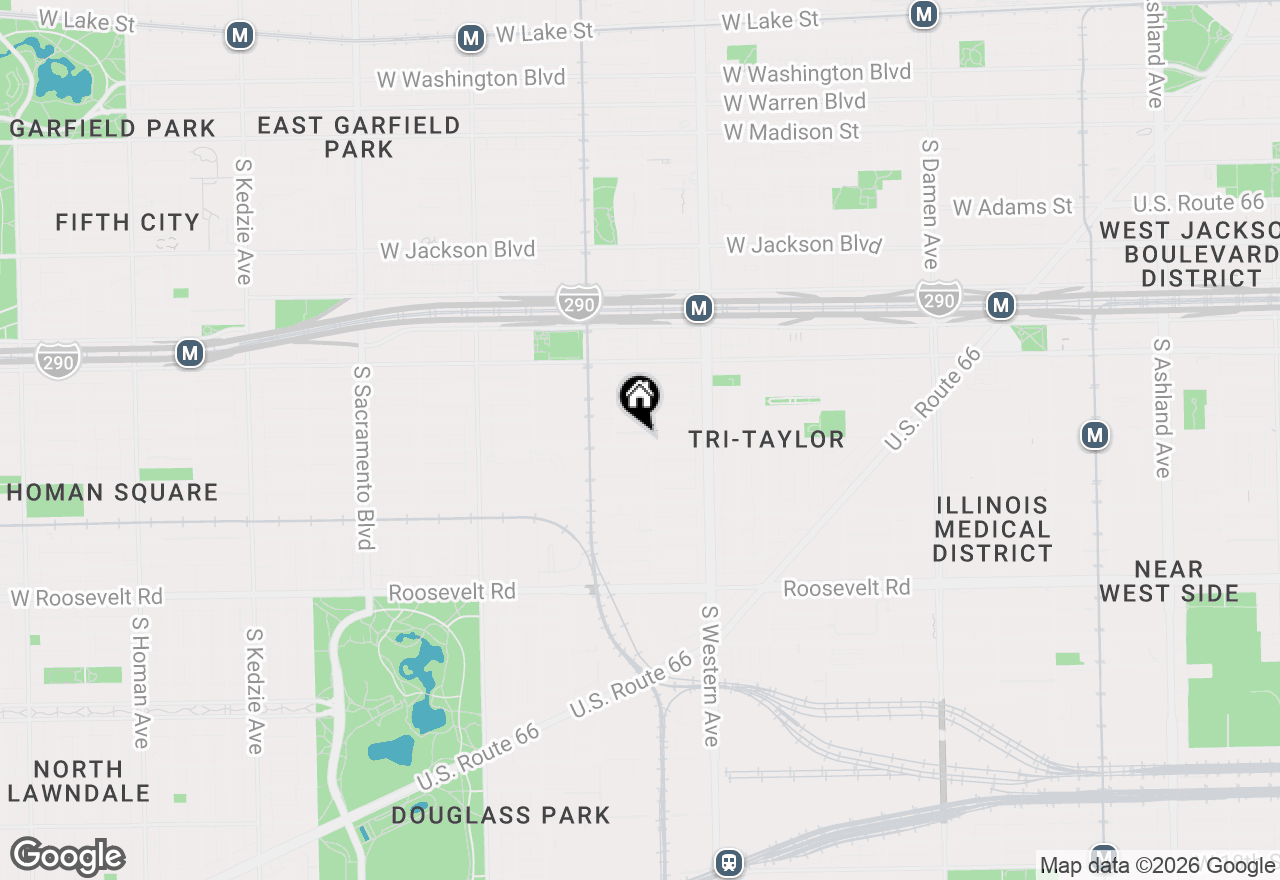 Map of 2510 W Polk Street, Chicago, IL 60612