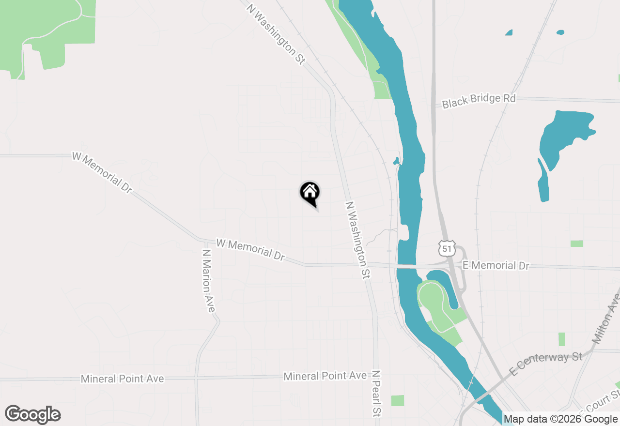 Map of 1712 Mole Avenue, Janesville, WI 53548