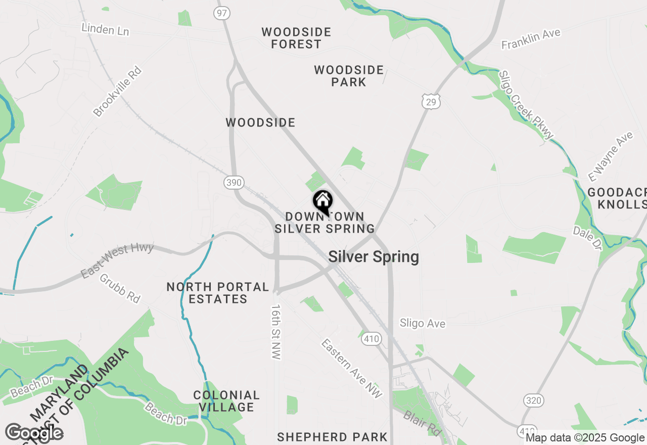 Map of 1320 Fenwick Lane #7, Silver Spring, MD 20910