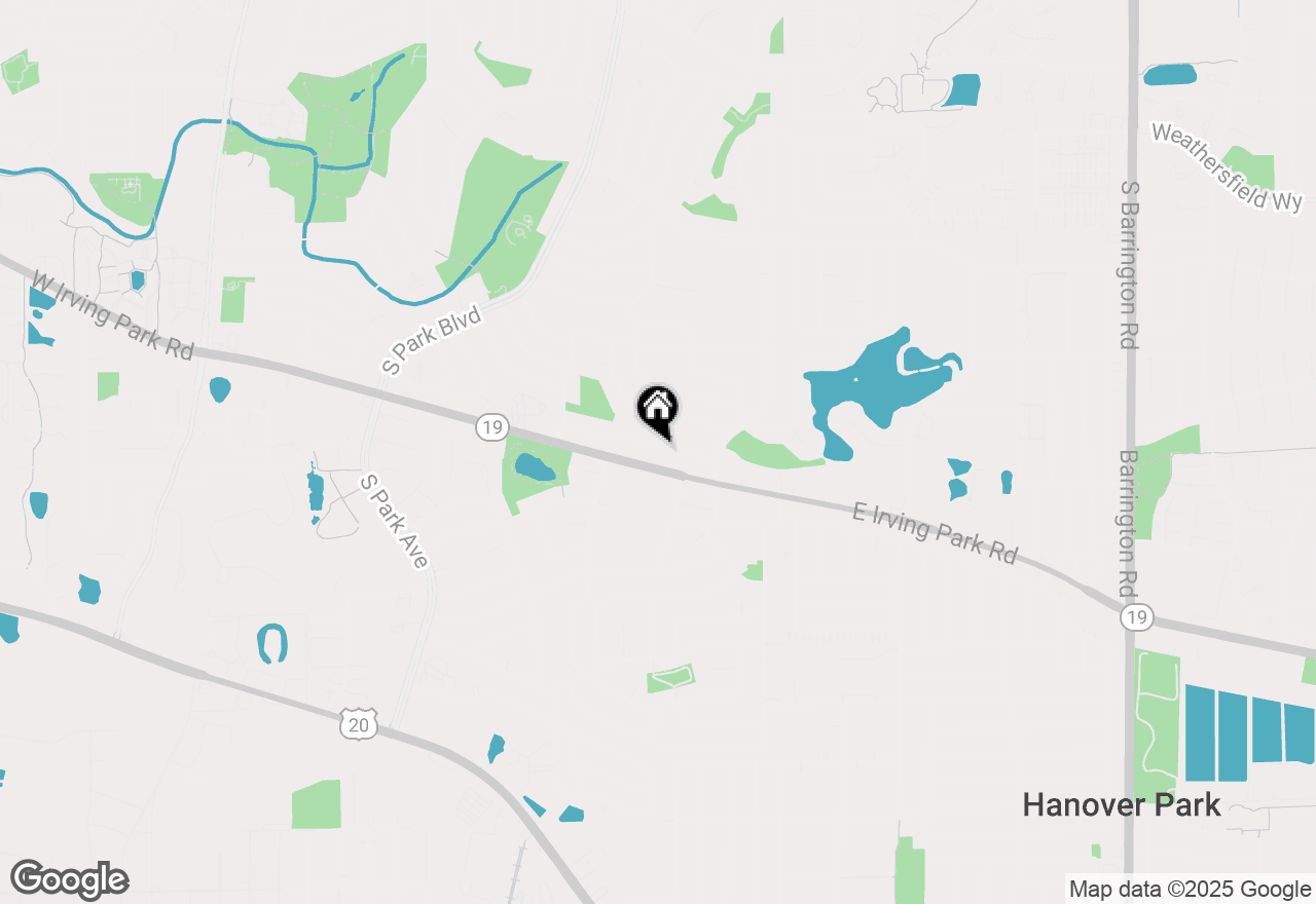 Map of 713 Wicker Avenue, Streamwood, IL 60107