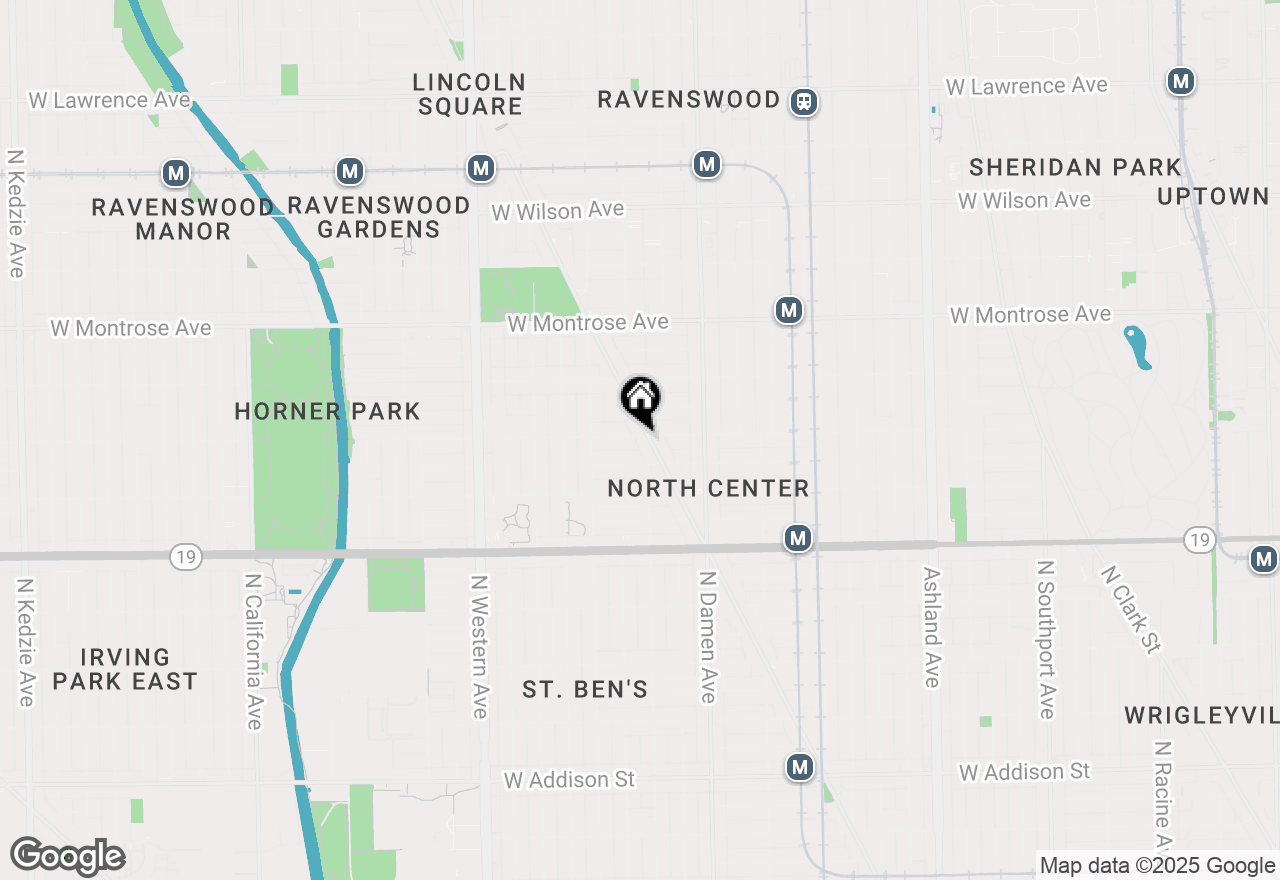 Map of 2107 W Berteau Avenue, Chicago, IL 60618