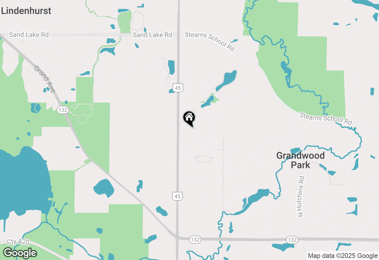 Map of 36833 N Buck Court, Lake Villa, IL 60046