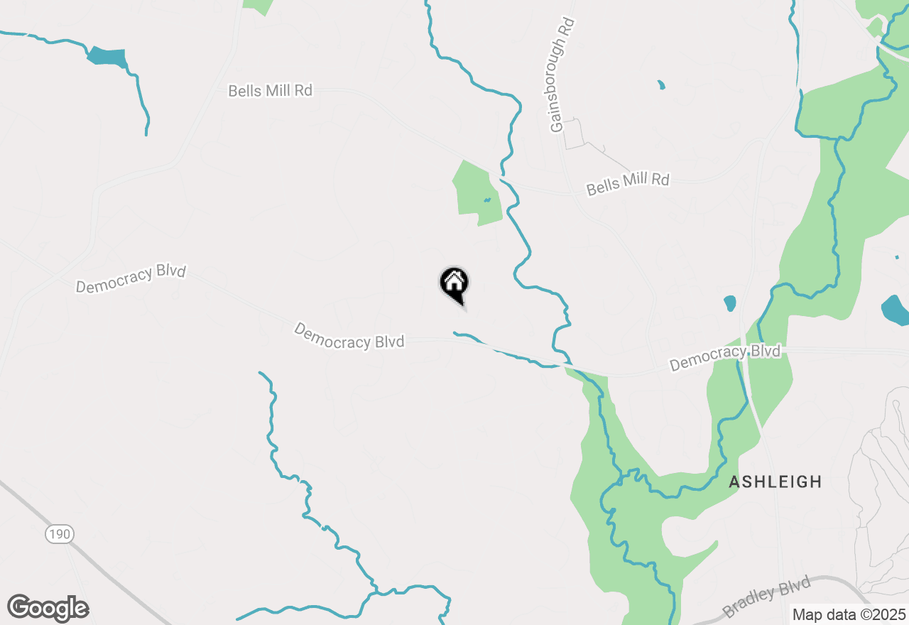 Map of 8717 Hidden Hill Lane, Potomac, MD 20854