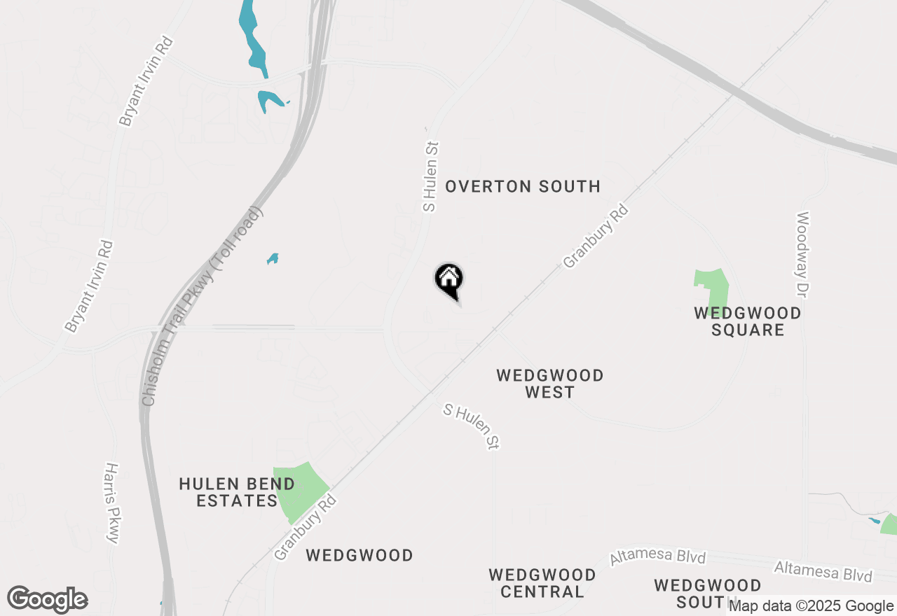 Map of 5872 Westhaven Drive, Fort Worth, TX 76132