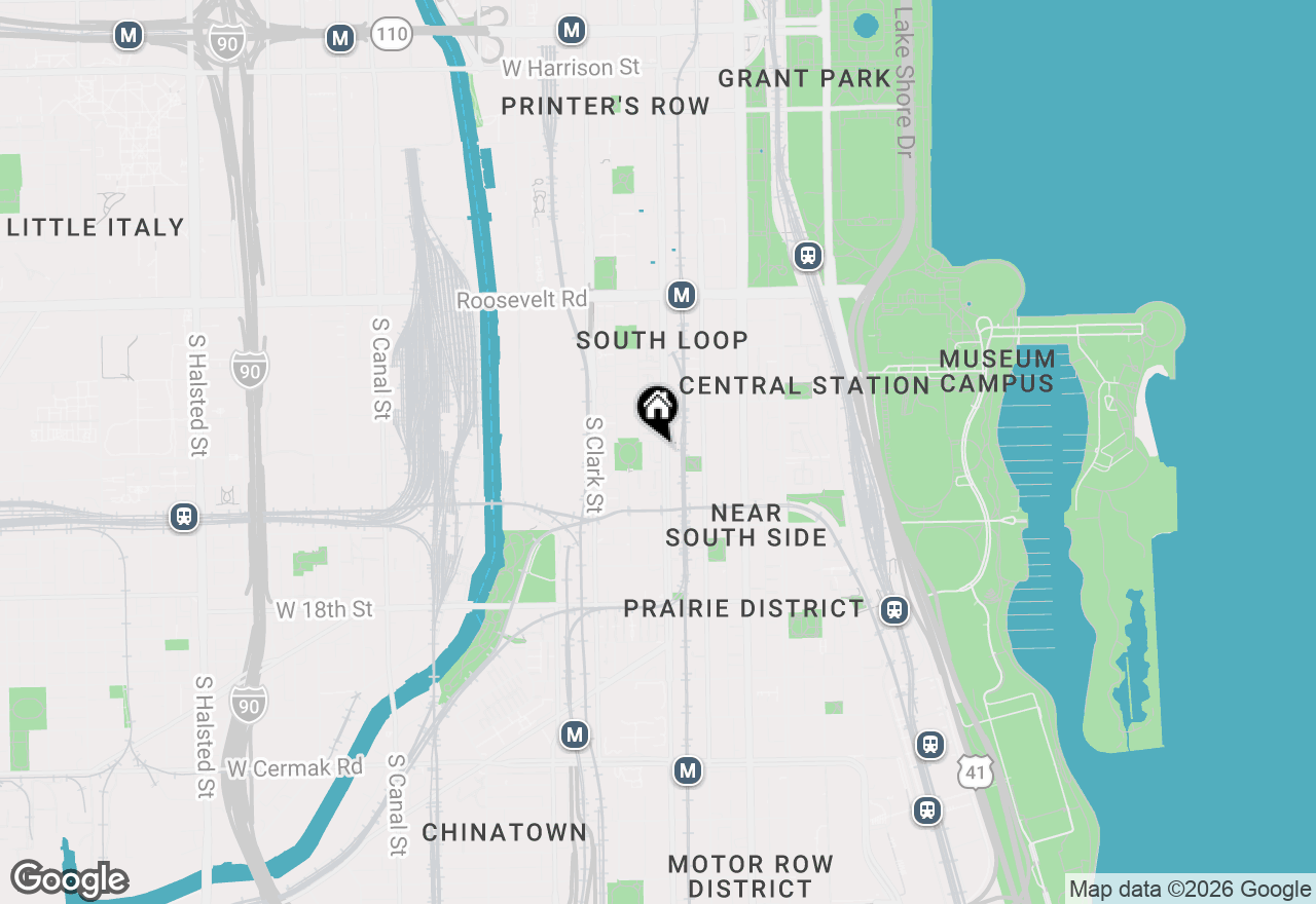 Map of 1452 S State Street, Chicago, IL 60605