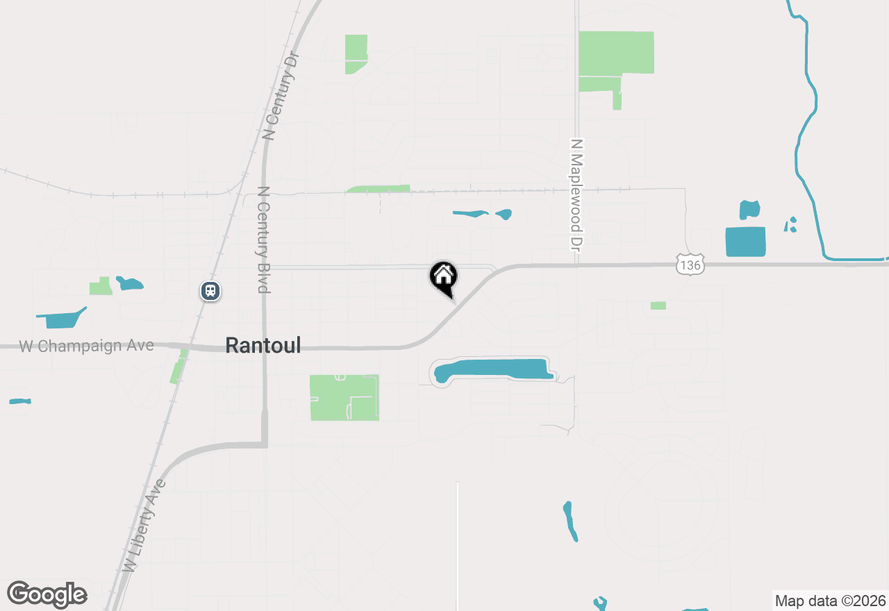 Map of 932 E Sangamon Avenue, Rantoul, IL 61866
