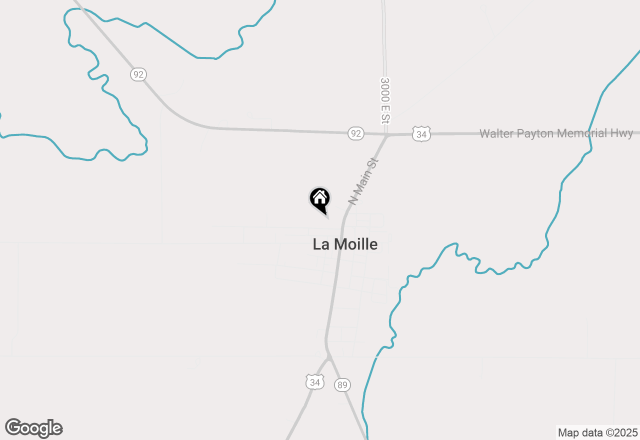 Map of 206 W Railroad Street, Lamoille, IL 61330