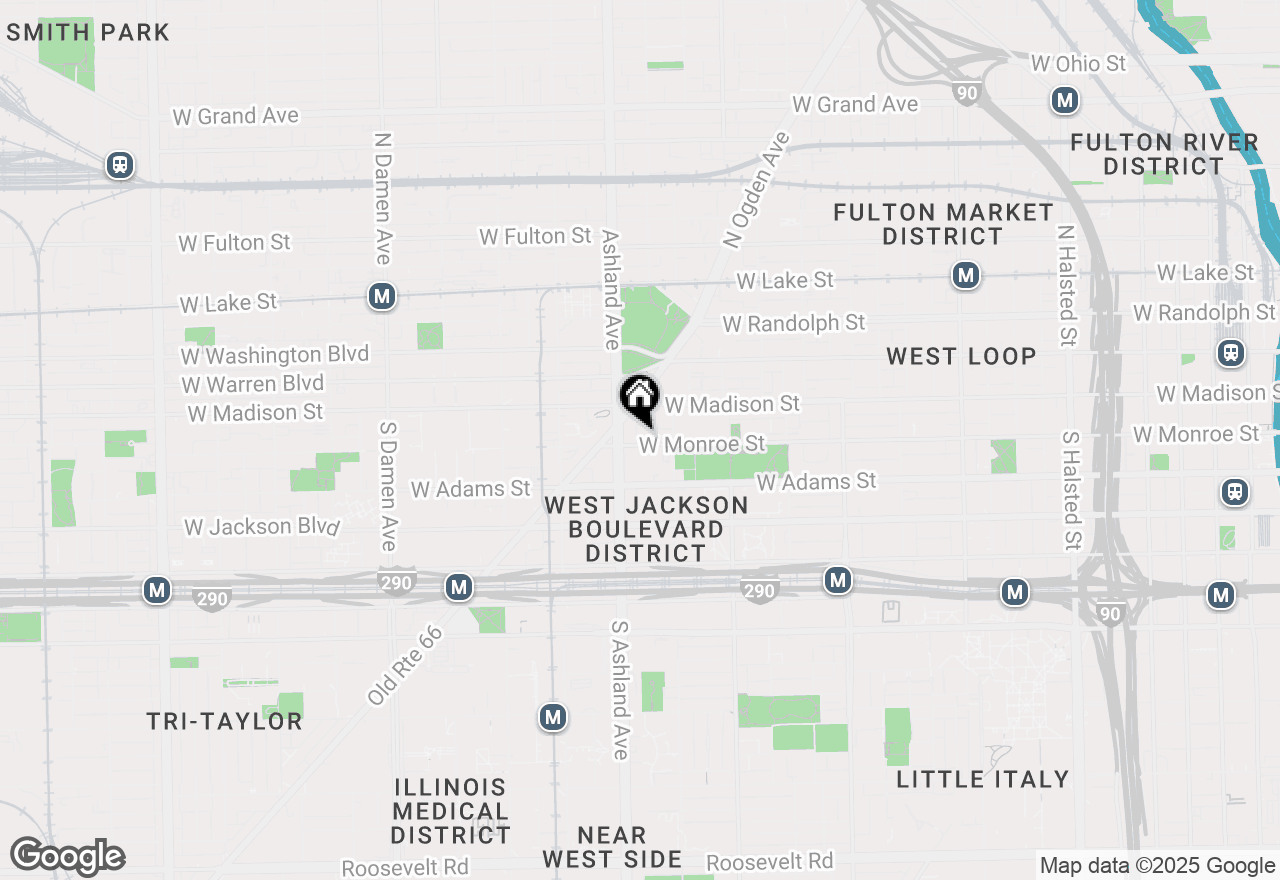 Map of 1530 W Monroe Street, Chicago, IL 60607