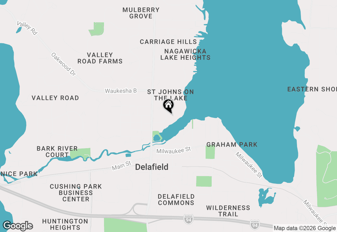 Map of 716 St. Johns Dr, Delafield, WI 53018