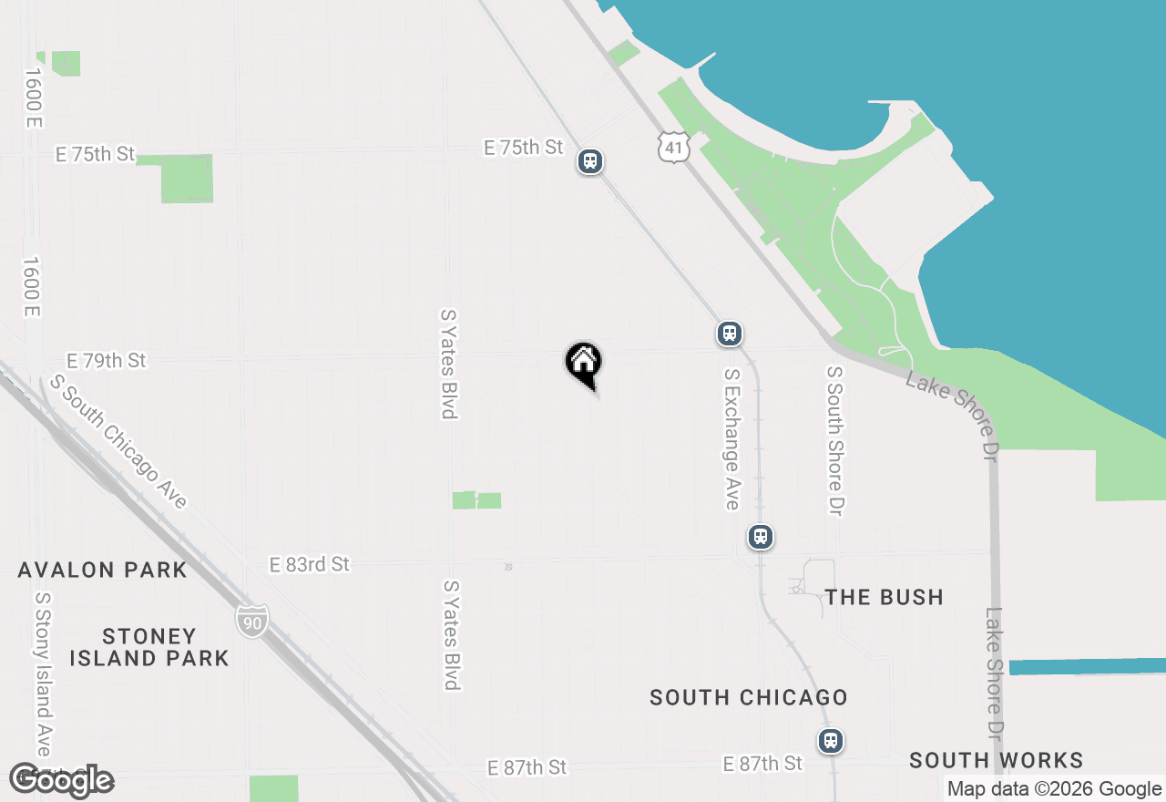 Map of 7959 S Saginaw Avenue, Chicago, IL 60617