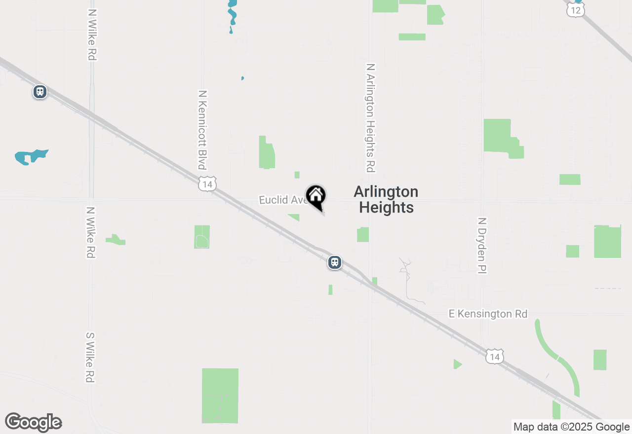 Map of 121 W Fremont Street, Arlington Heights, IL 60004