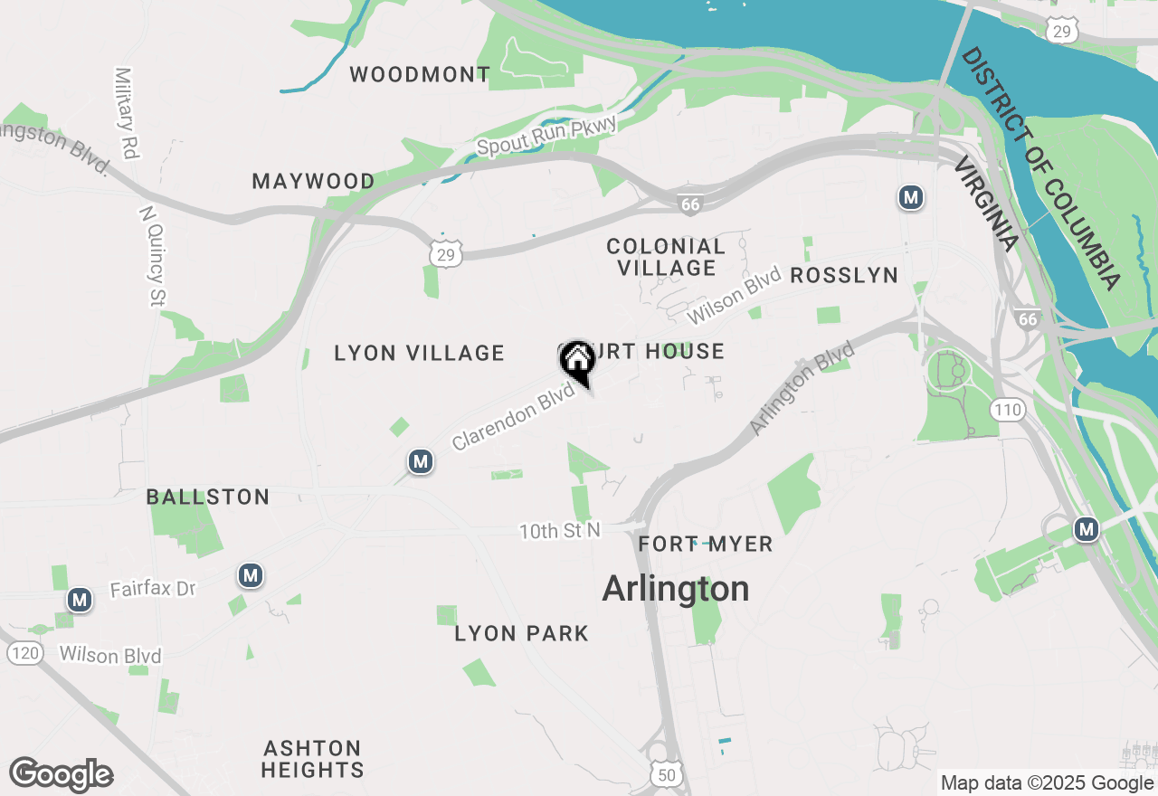 Map of 2400 Clarendon Boulevard #906, Arlington, VA 22201