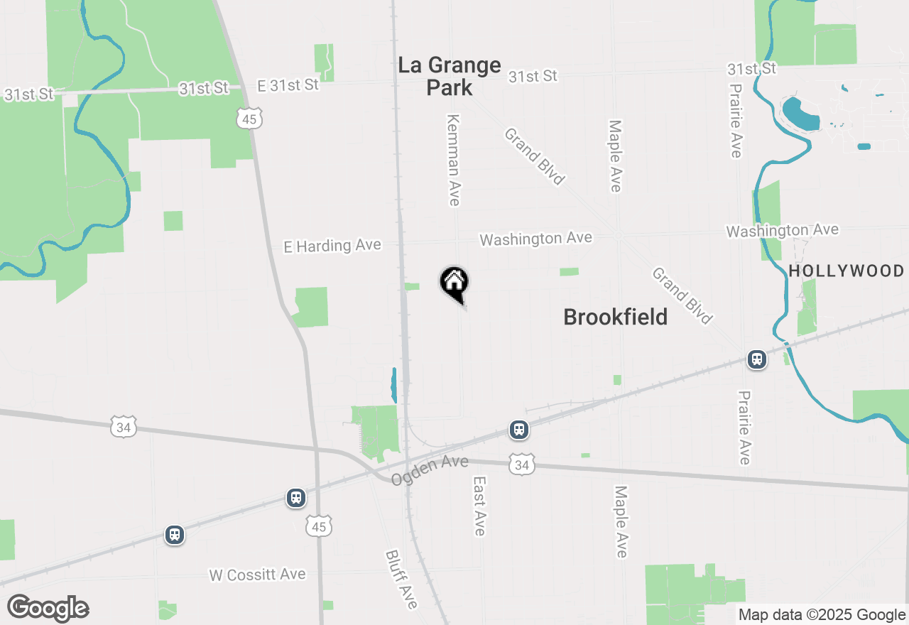 Map of 508 Kemman Avenue, La Grange Park, IL 60526