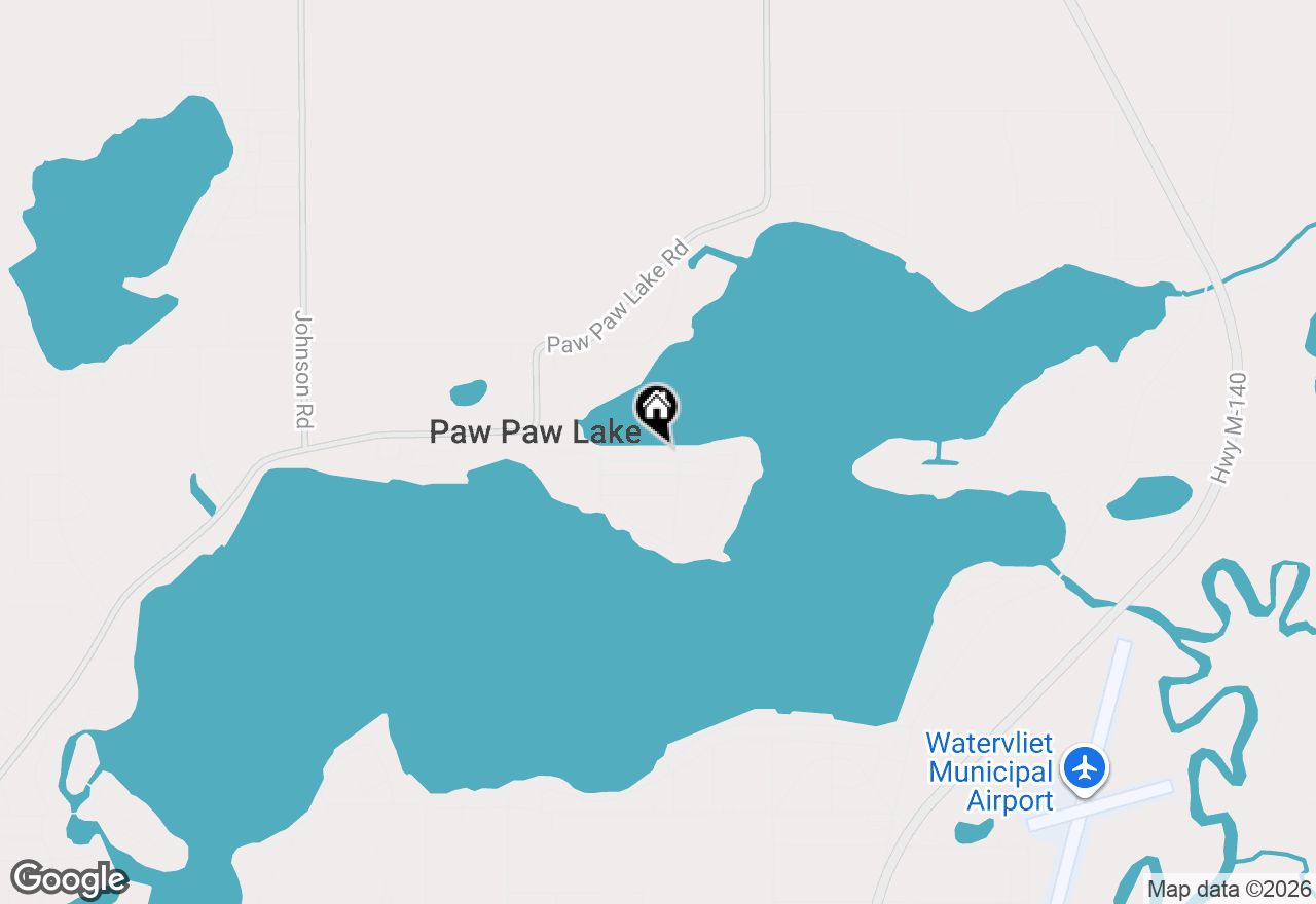 Map of 7897 Lakewood Drive, Coloma, MI 49038