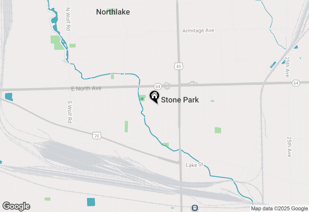 Map of 205 46th Avenue, Northlake, IL 60164