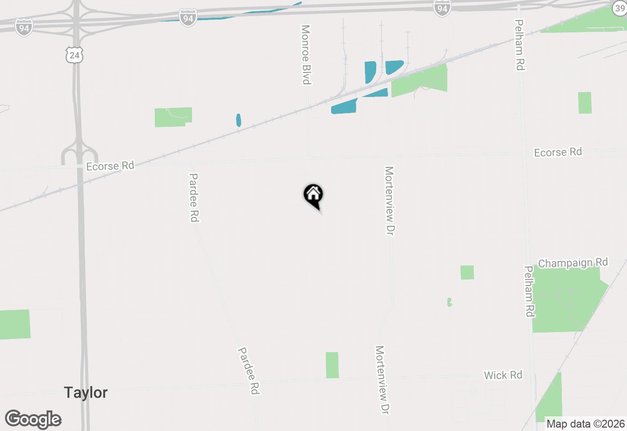 Map of 7807 Monroe Boulevard, Taylor, MI 48180