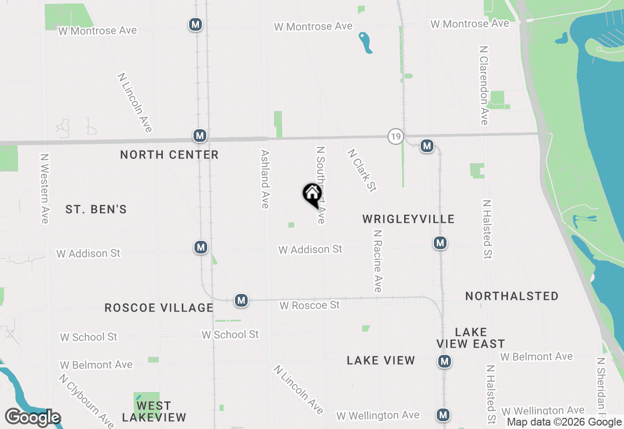 Map of 3713 N Janssen Avenue #3, Chicago, IL 60613