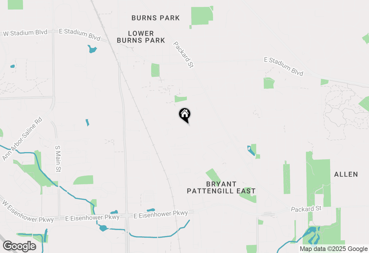 Map of 1308 Jewett Avenue, Ann Arbor, MI 48104