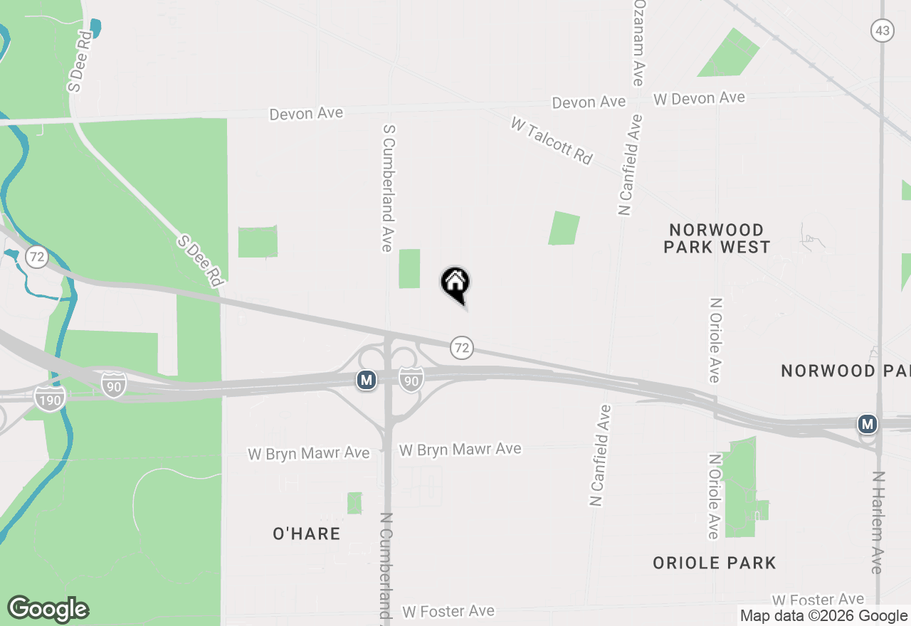 Map of 1829 S Prospect Avenue, Park Ridge, IL 60068