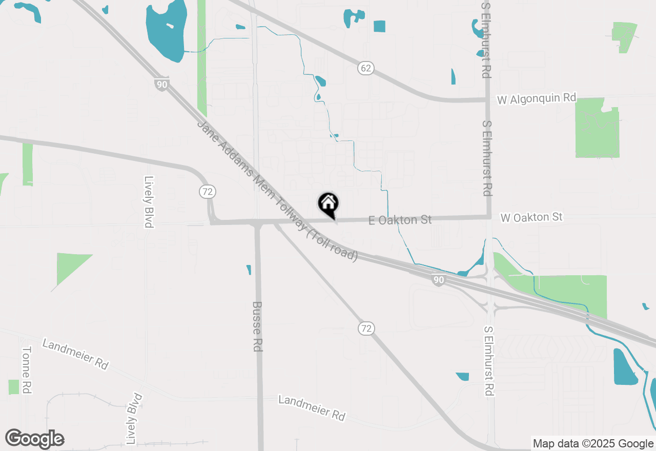 Map of 2231 E Oakton Street, Arlington Heights, IL 60005