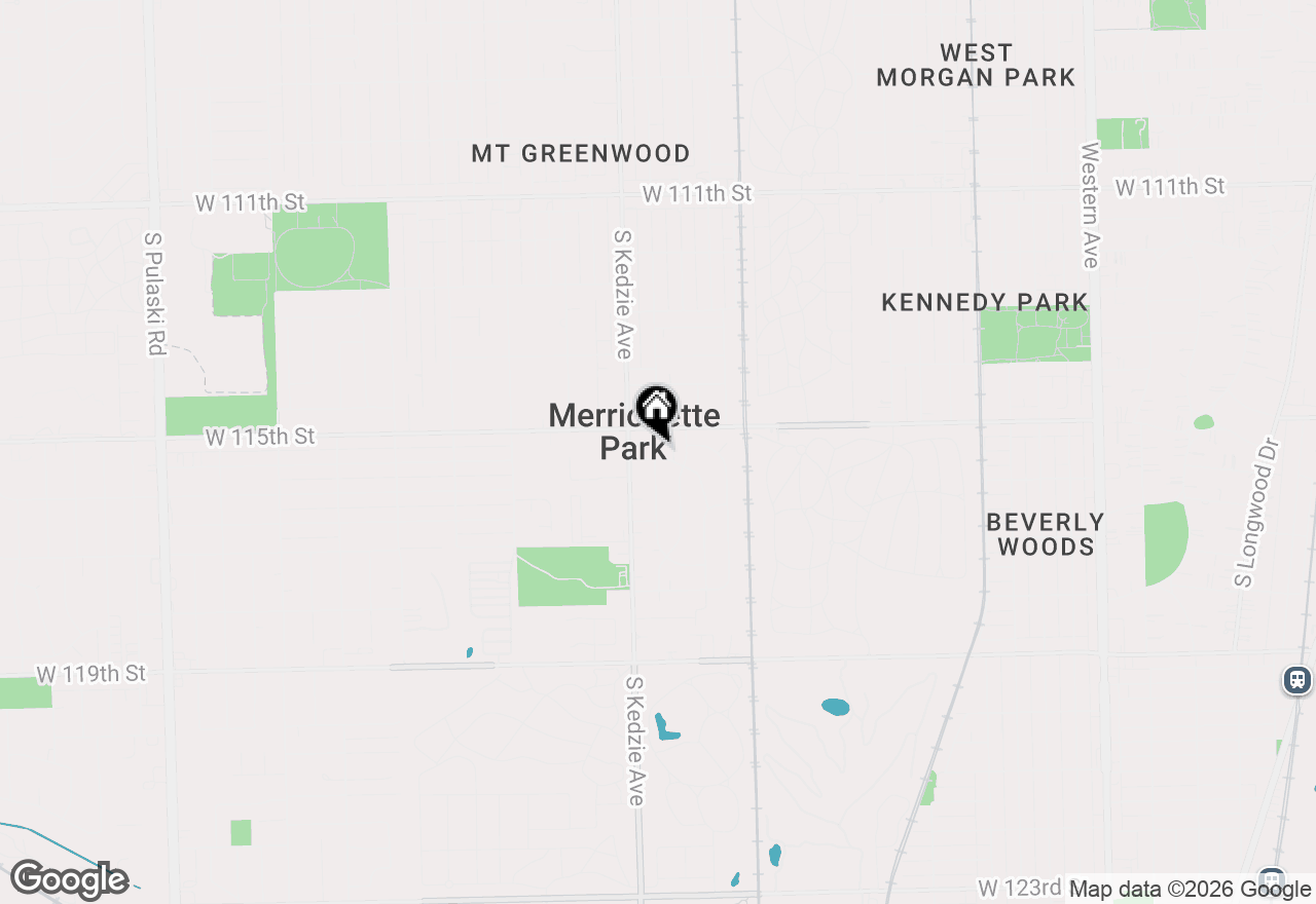 Map of 3172 W Meadow Lane Drive #26, Merrionette Park, IL 60803