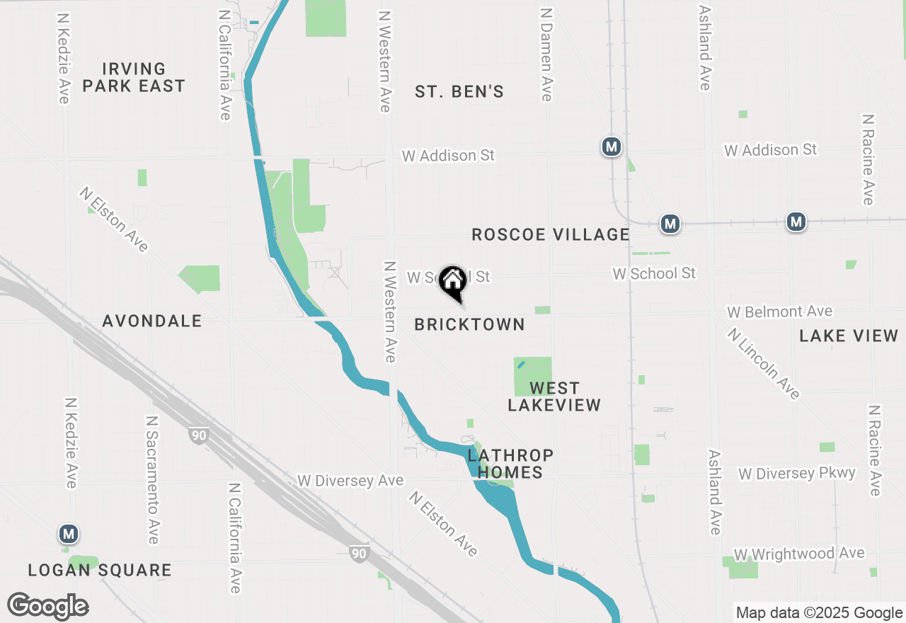 Map of 2228 W Belmont Avenue #2, Chicago, IL 60618