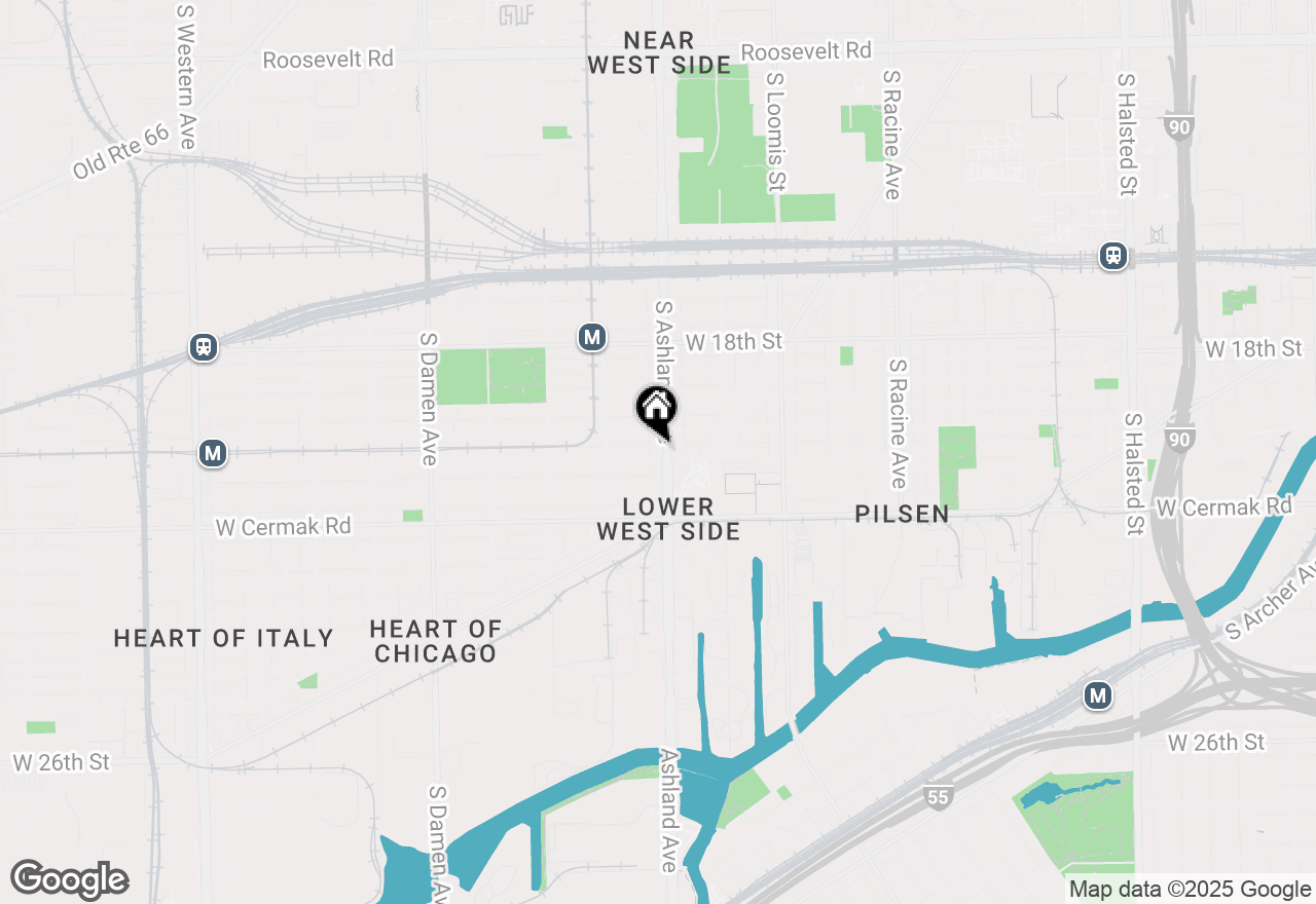 Map of 2018 S Ashland Avenue, Chicago, IL 60608