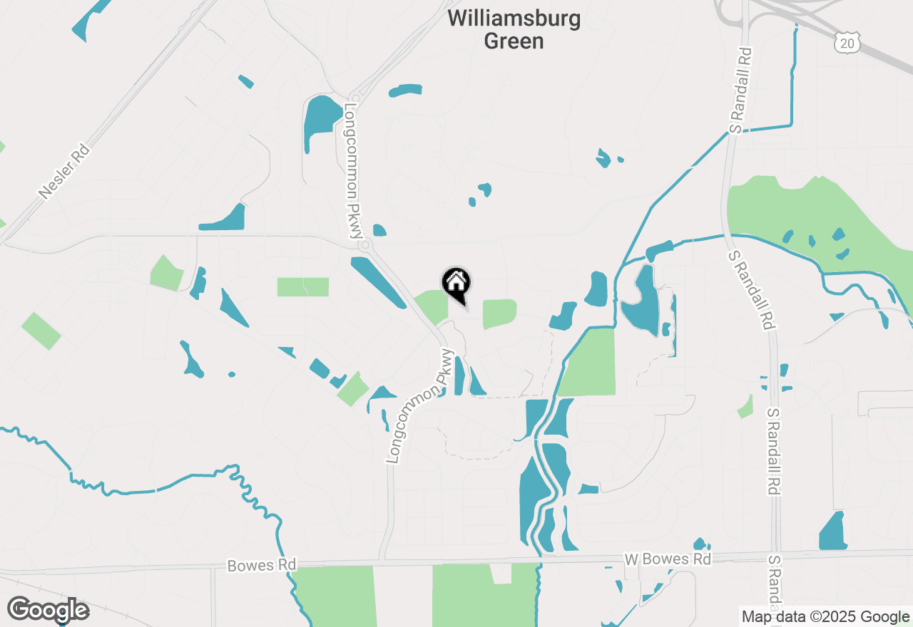 Map of 2898 Killarny Drive, Elgin, IL 60124