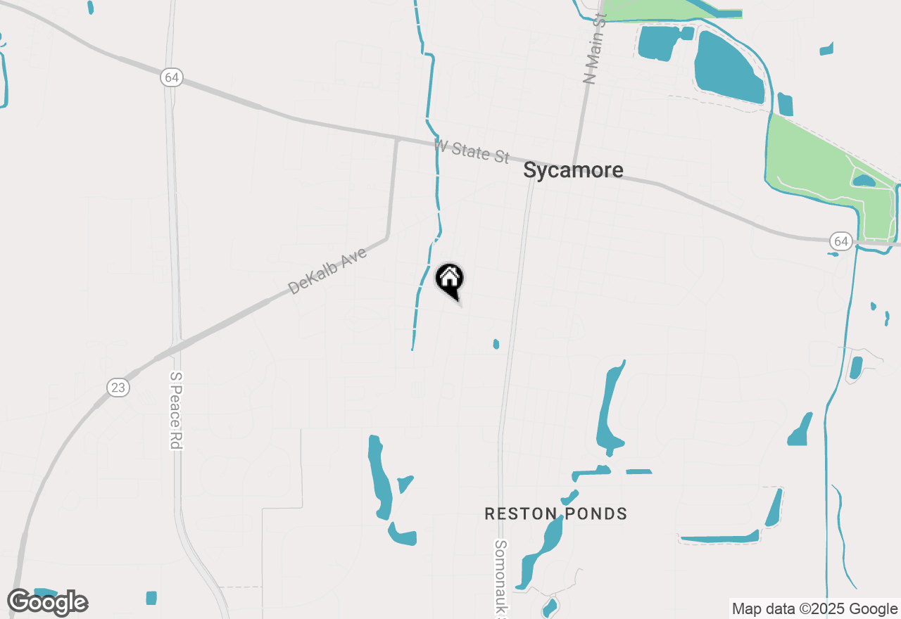 Map of 333 Charles Street, Sycamore, IL 60178