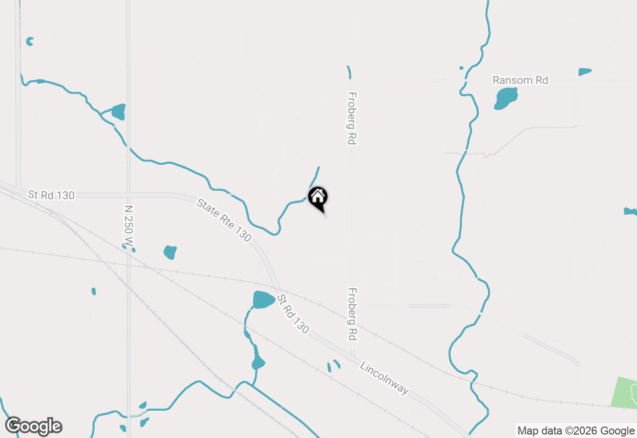 Map of 2406 Caspian Lane, Valparaiso, IN 46385