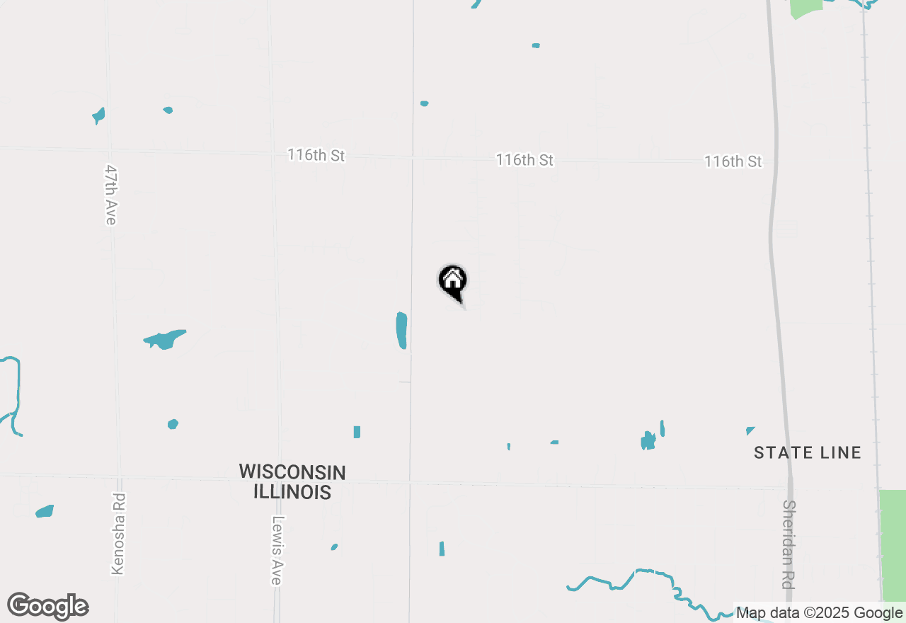 Map of 12122 28th Ave, Pleasant Prairie, WI 53158