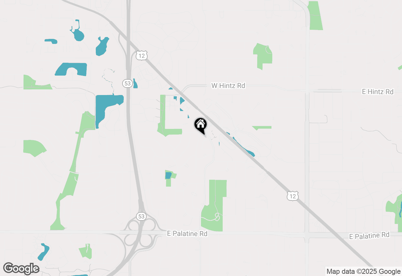 Map of 2407 N Champlain Street, Arlington Heights, IL 60004