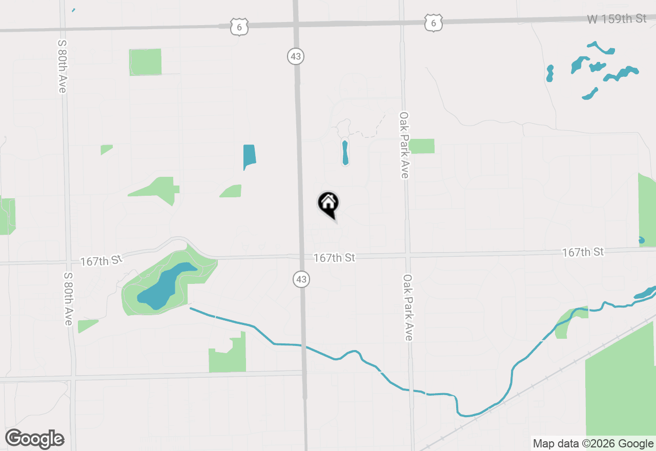Map of 7120 166th Street #3D, Tinley Park, IL 60477