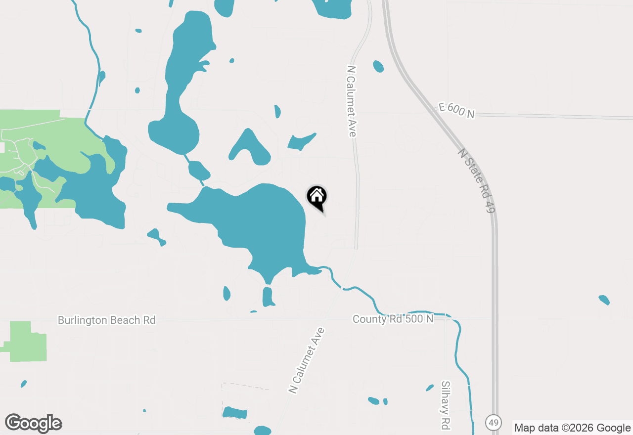 Map of 5005 Waters Edge Drive, Valparaiso, IN 46383