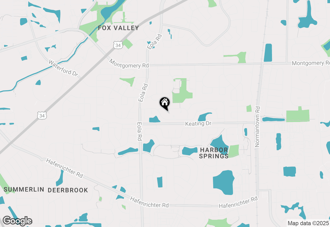 Map of 1561 Karen Court, Aurora, IL 60504