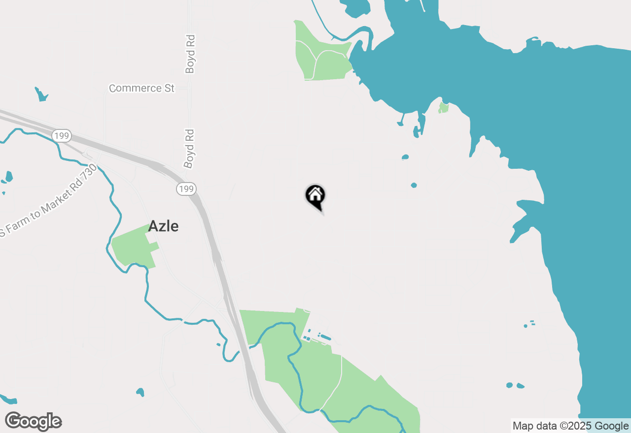 Map of 809 James Street, Azle, TX 76020