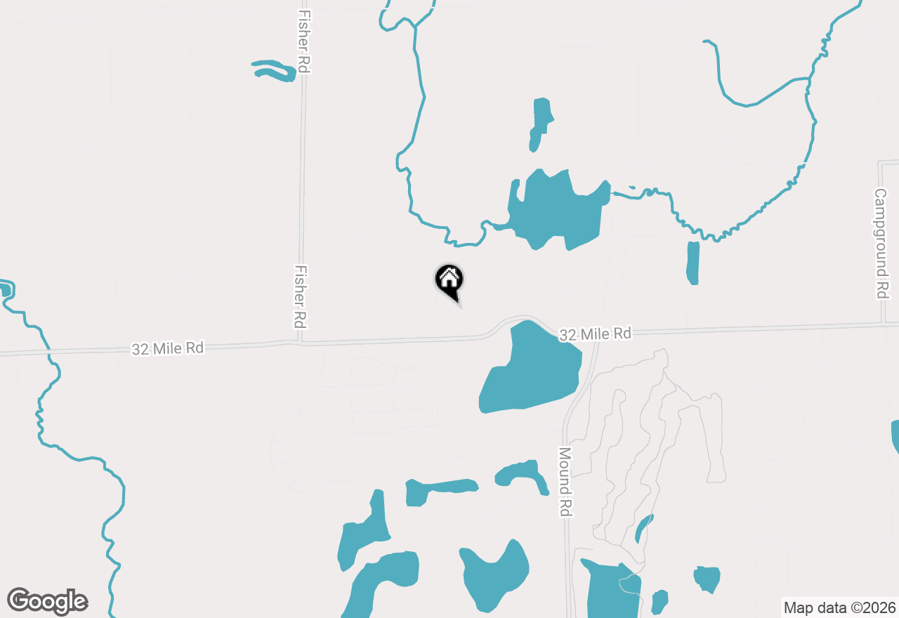 Map of 69166 Slating Lane, Bruce, MI 48065