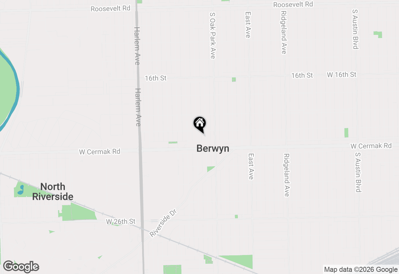 Map of 2115 Kenilworth Avenue, Berwyn, IL 60402