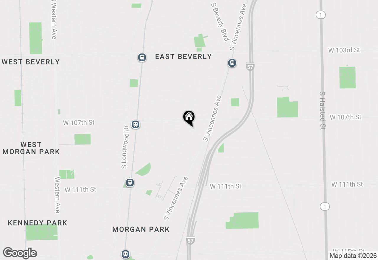 Map of 10735 S Prospect Avenue, Chicago, IL 60643